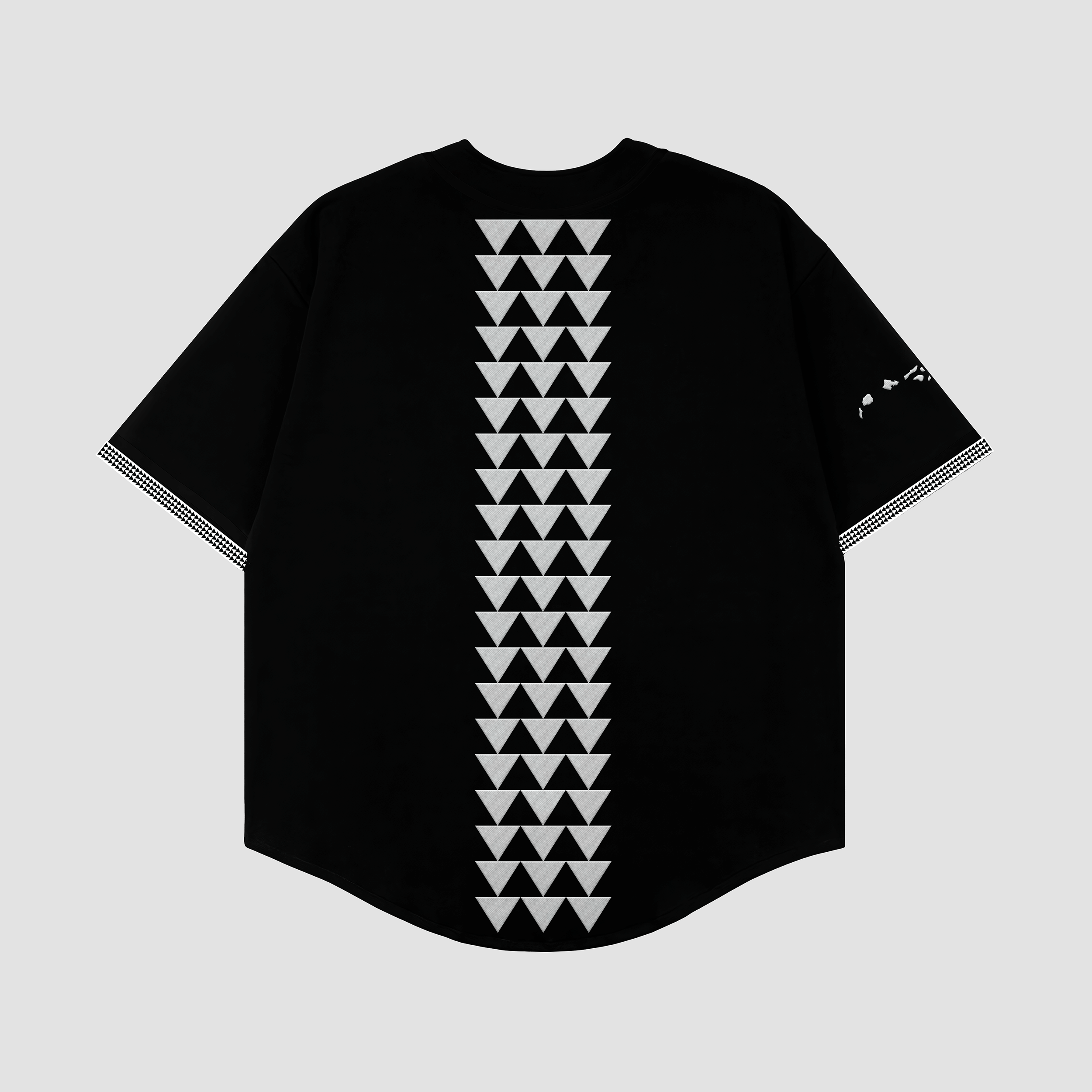 Hawaii Tribal Baseball Jersey - Black